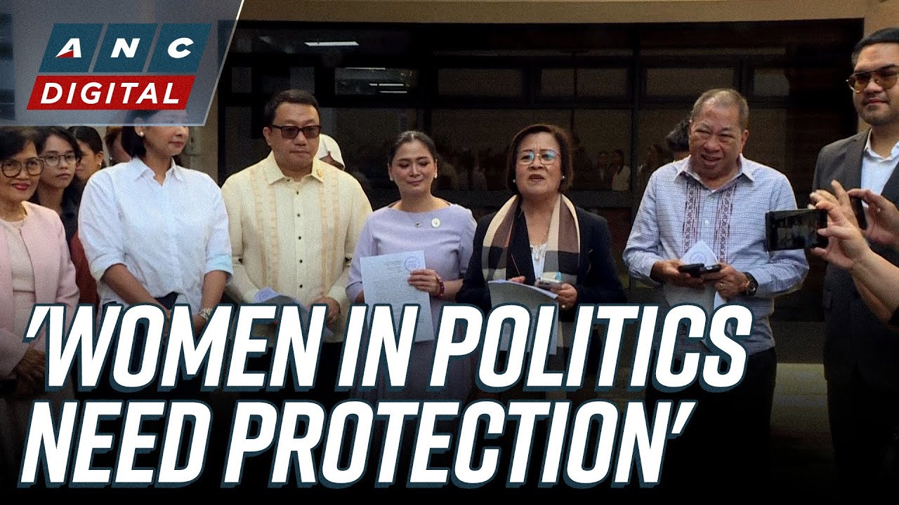 LOOK: De Lima, 41 others file bill to penalize violence against women in politics | ANC