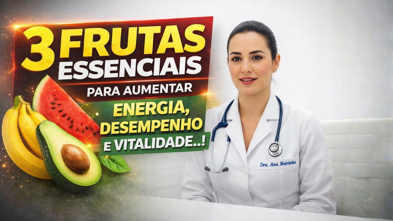3 Frutas Que Podem Aumentar Sua Energia e Vitalidade Naturalmente..! || Dra. Ana Meirinha