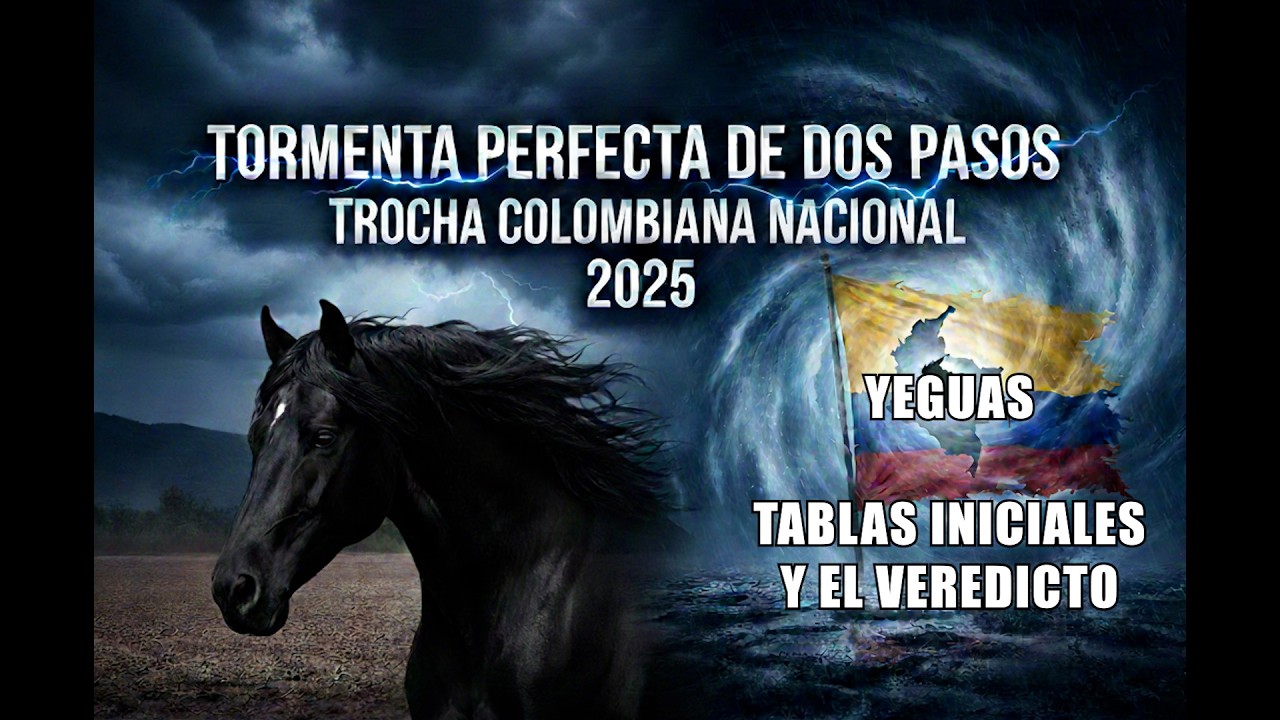 TORMENTA PERFECTA NACIONAL 2025 #trochacolombiana #yeguas #colombia