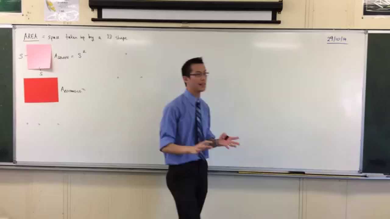 Areas of Plane Shapes (1 of 3: Squares & Rectangles)