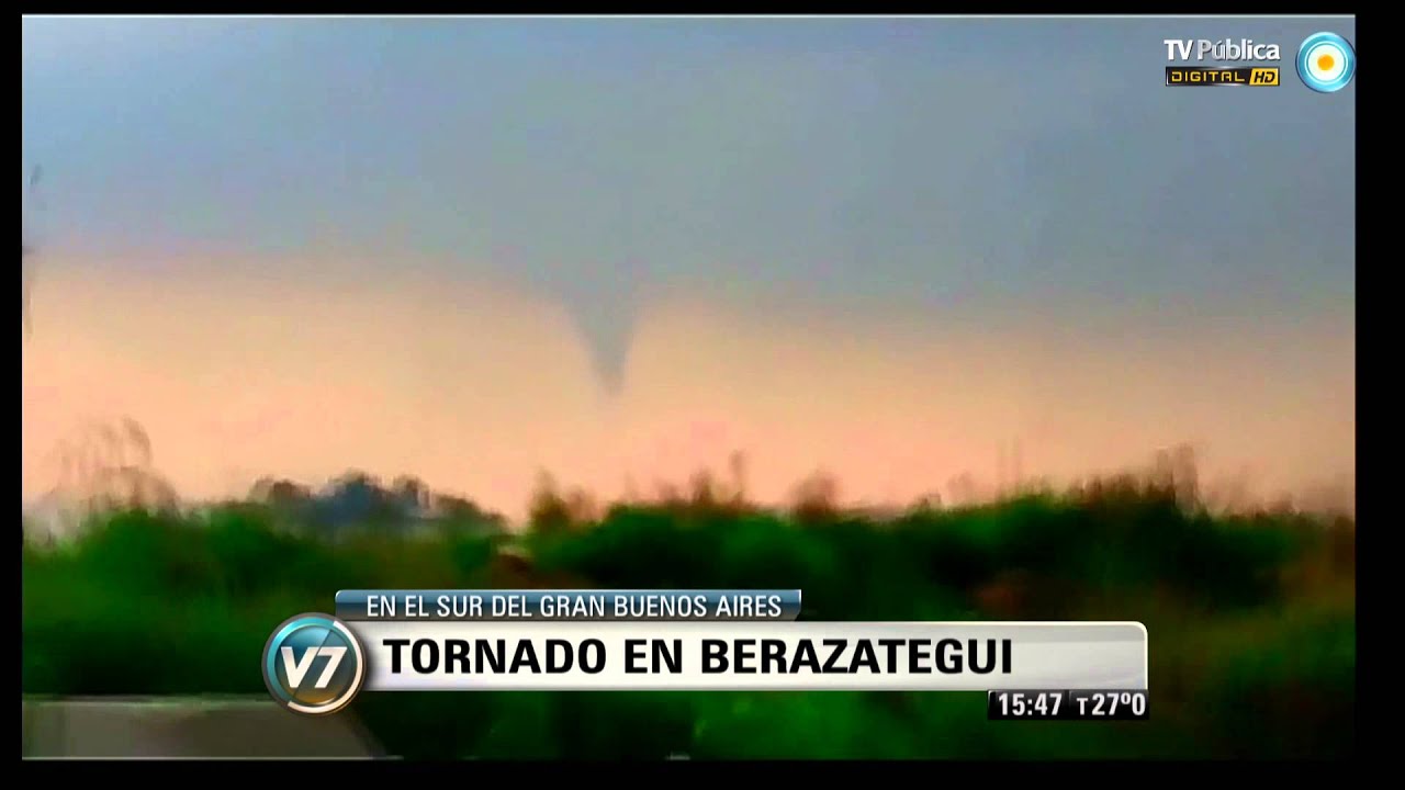 Visi&oacute;n 7: Dos heridos por el tornado en Berazategui