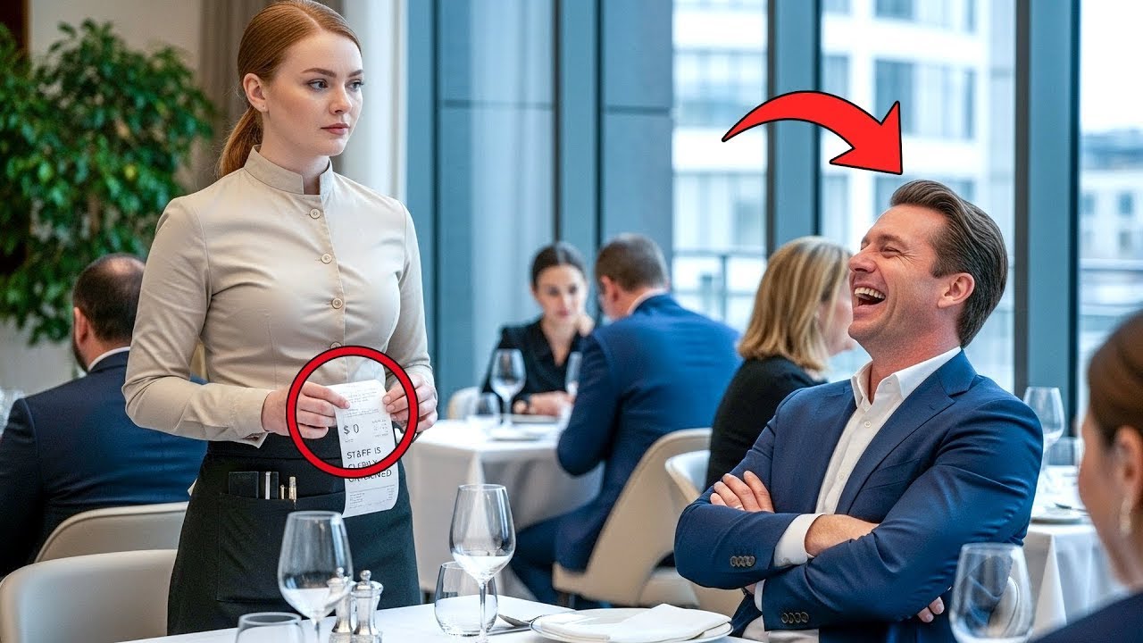 Billionaire Refuses to Tip, Calls Her “Untrained” — She Reveals She Wrote the Training Manu