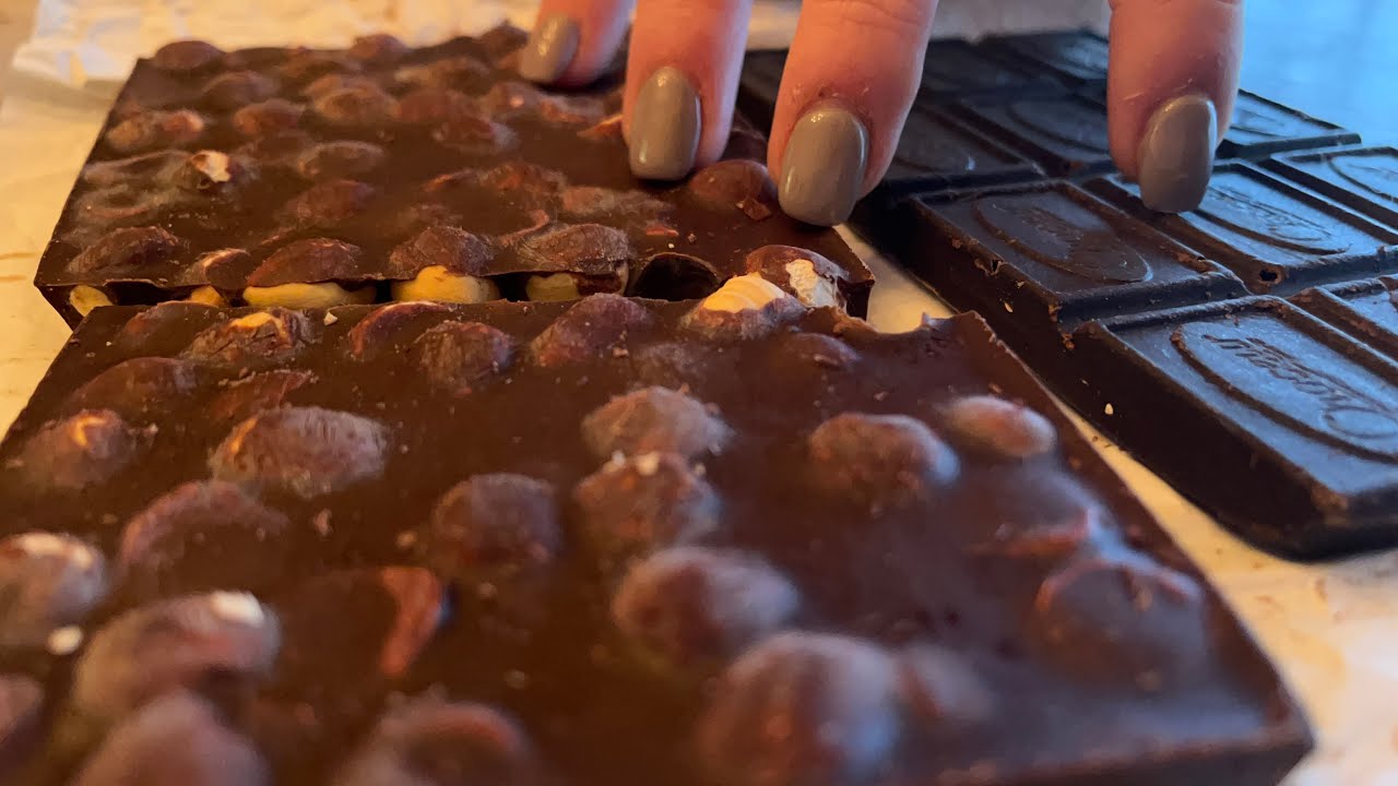 Textured Chocolate Scratching & Tapping ASMR