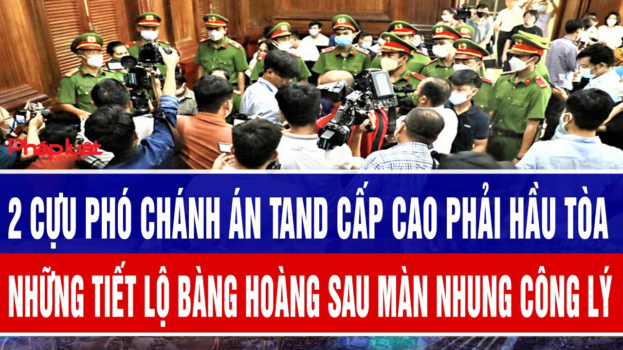 2 cựu Phó Chánh án TAND Cấp cao phải hầu tòa, những tiết lộ bàng hoàng sau màn nhung công lý