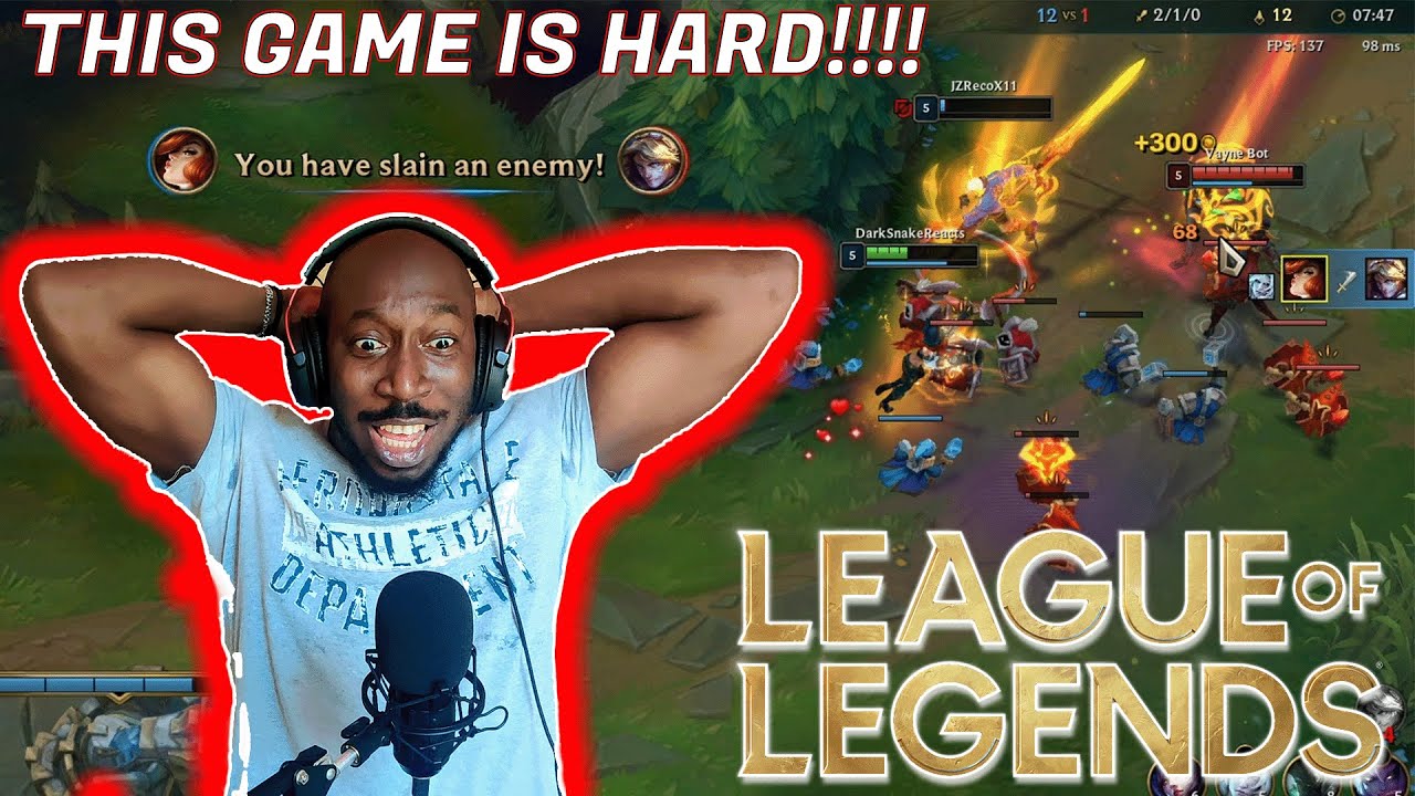 ARCANE FAN PLAYS LEAGUE OF LEGENDS FOR THE FIRST TIME!!!!! | This Game Is Super Hard!!!