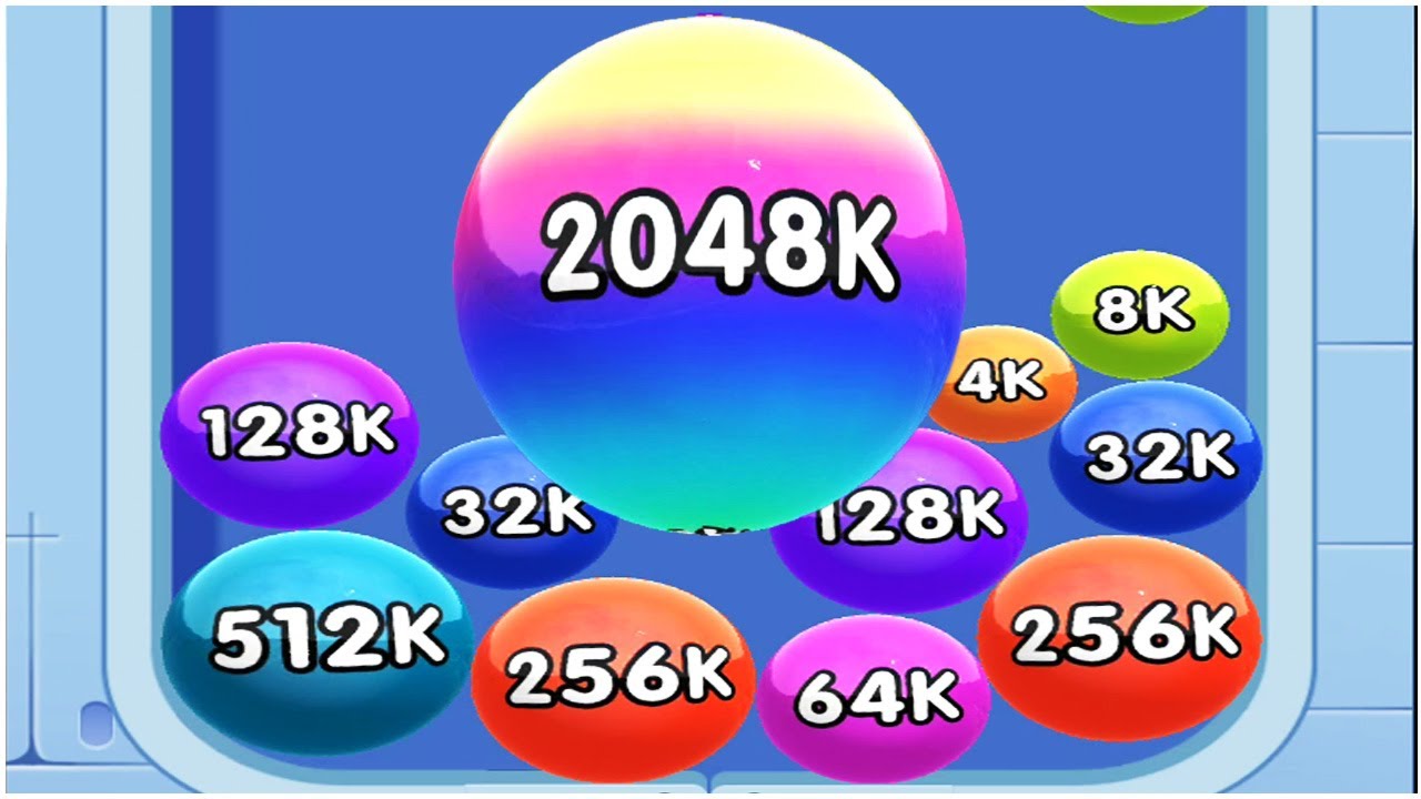 2048 Ball Buster - Gameplay Walkthrough - (Reach 2048k) Android/IOS