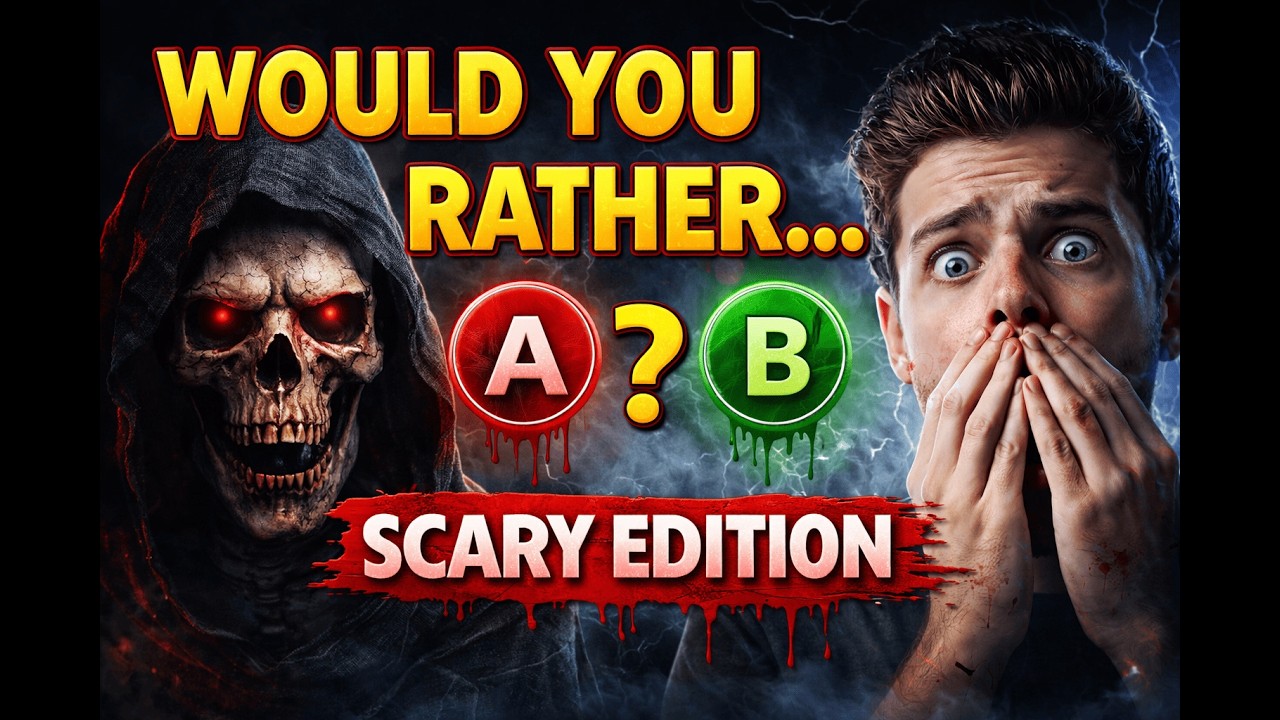 WOULD YOU RATHER… Pick Your Worst Fear 😨 Scary Choices