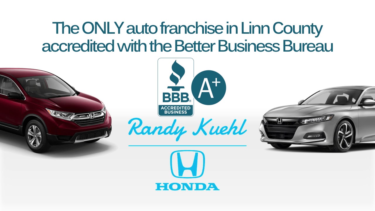 Randy Kuehl Honda - 2018 Better Business Bureau