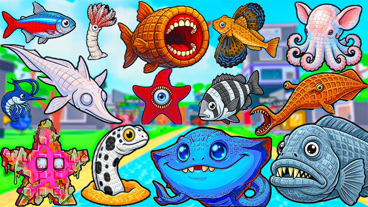 Как найти ВСЕ 28 НОВЫХ РЫБ в игре Find the Fish 🐟 Roblox