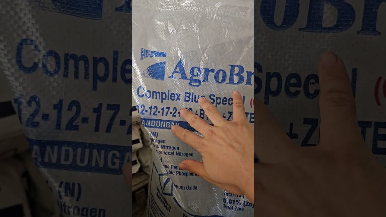 Baja bunga premium Agrobridge Complex Blue Special 12-12-17-2MgO+9S+B+Fe+Zn+TE #bajabuah #agrobridge