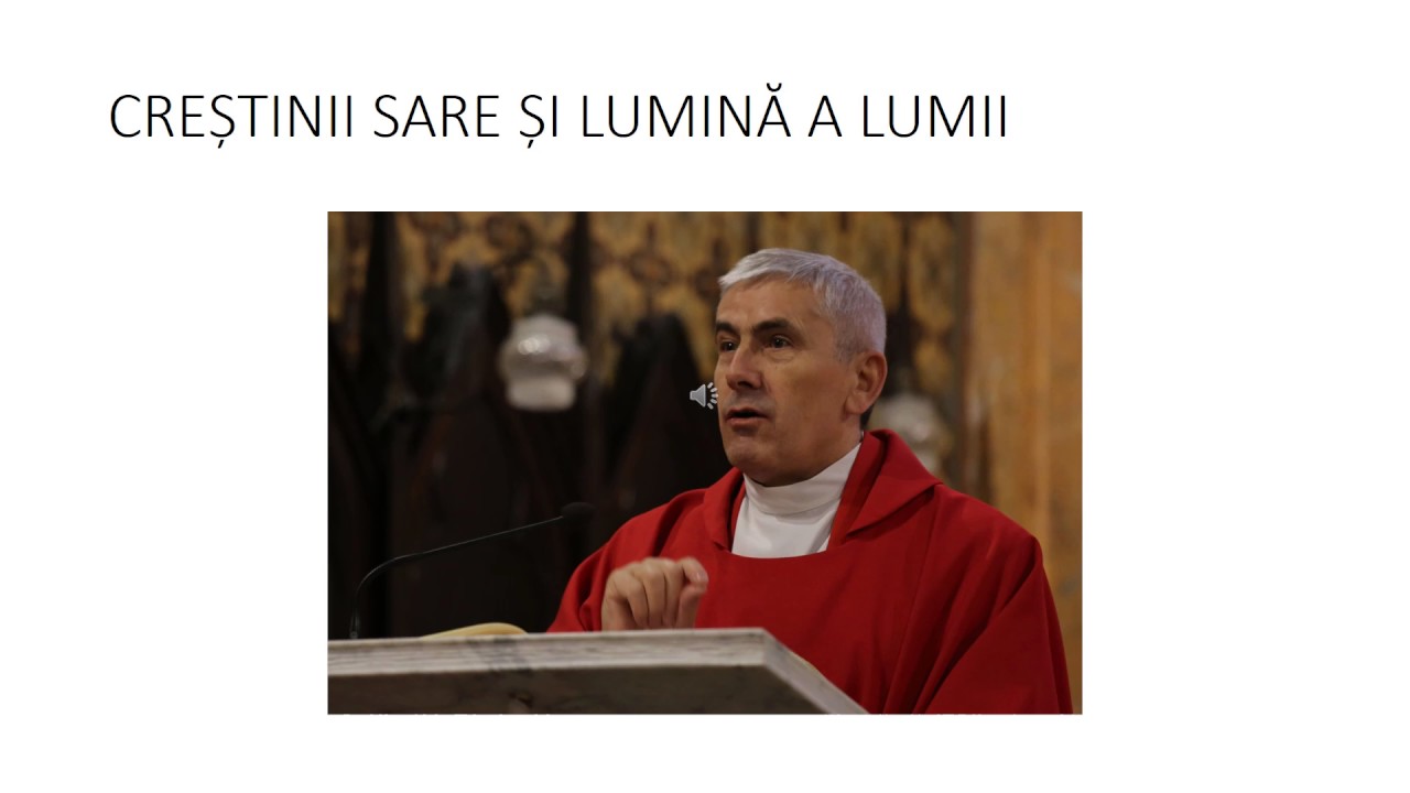 CREȘTINII SARE ȘI LUMINĂ A LUMII