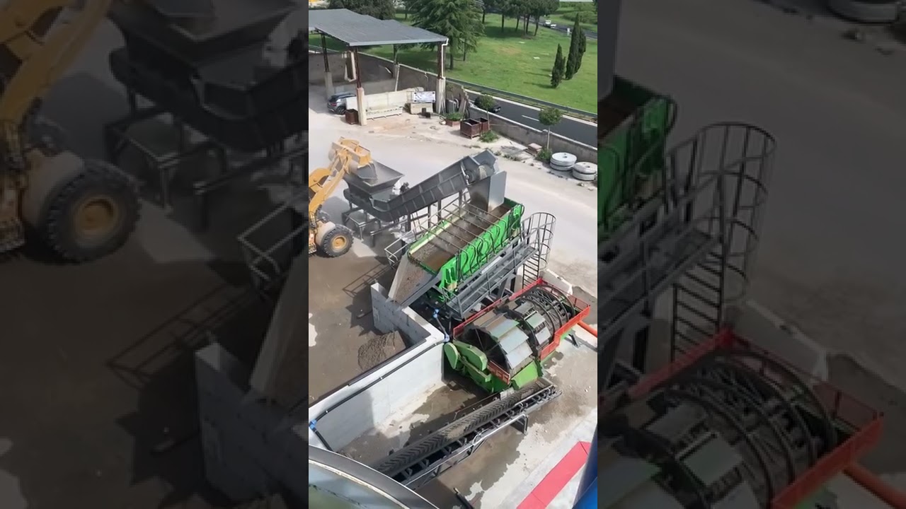 Impianto di vagliatura e lavaggio inerti. Crushing, Screening Plant. Impianto di trattamento inerti.