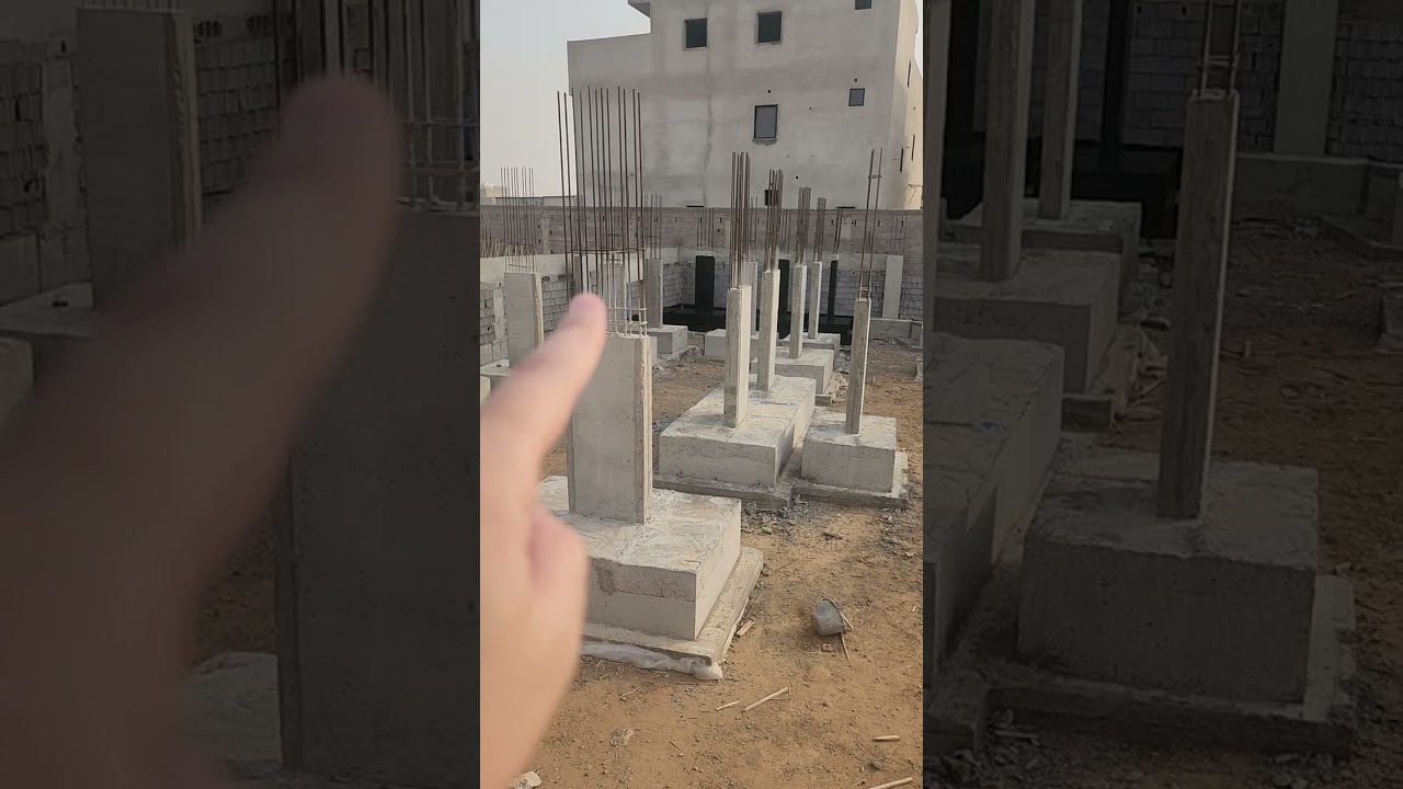 انتبه بعد صب الرقاب والعزل 👌#اشراف_هندسي #اكسبلور #فلل_مودرن