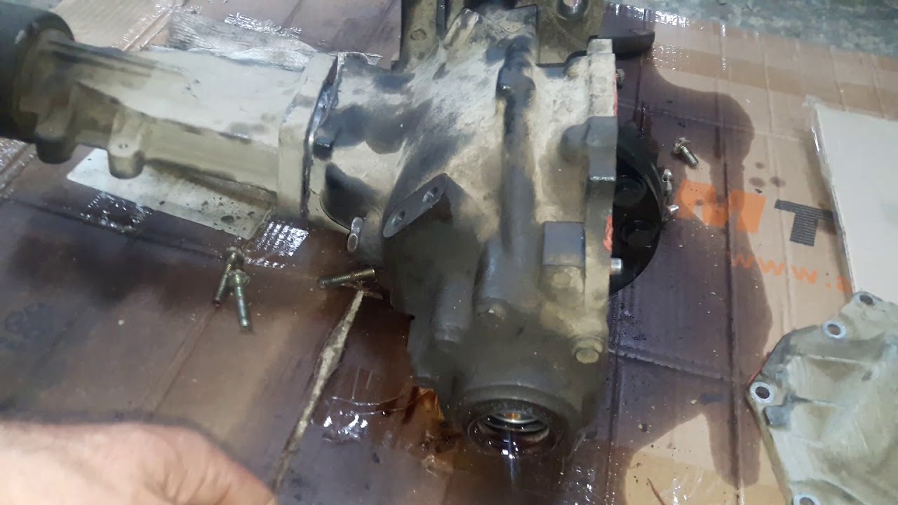 лексус RX300-330 замена раздатки на рейстаиле (не снимая коробки)