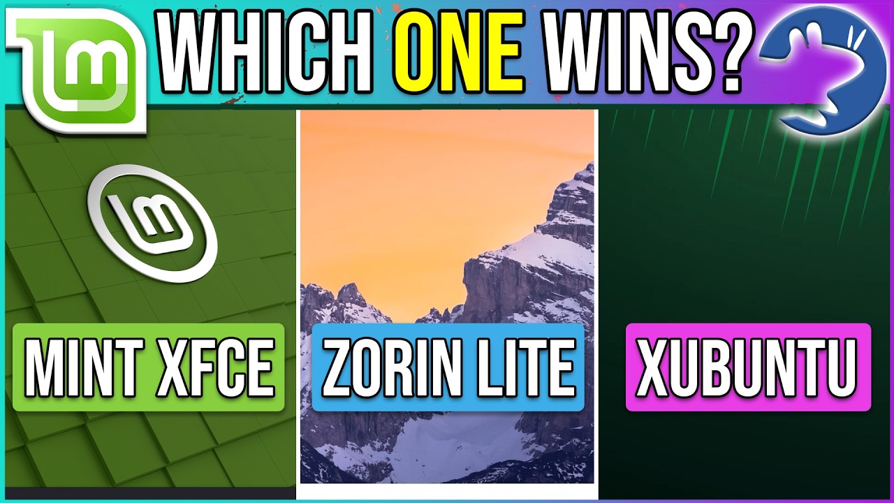 Which Ubuntu-Based Distro Is the Lightest? Mint XFCE vs Zorin Lite vs Xubuntu