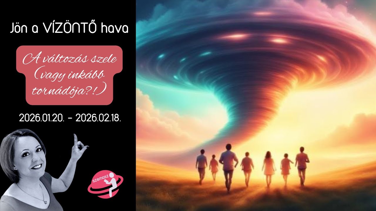 ♒ Jön a VÍZÖNTŐ időszak! – A változás szele (vagy inkább tornádója?!) 🌪️ #szabadság #egyenlőség