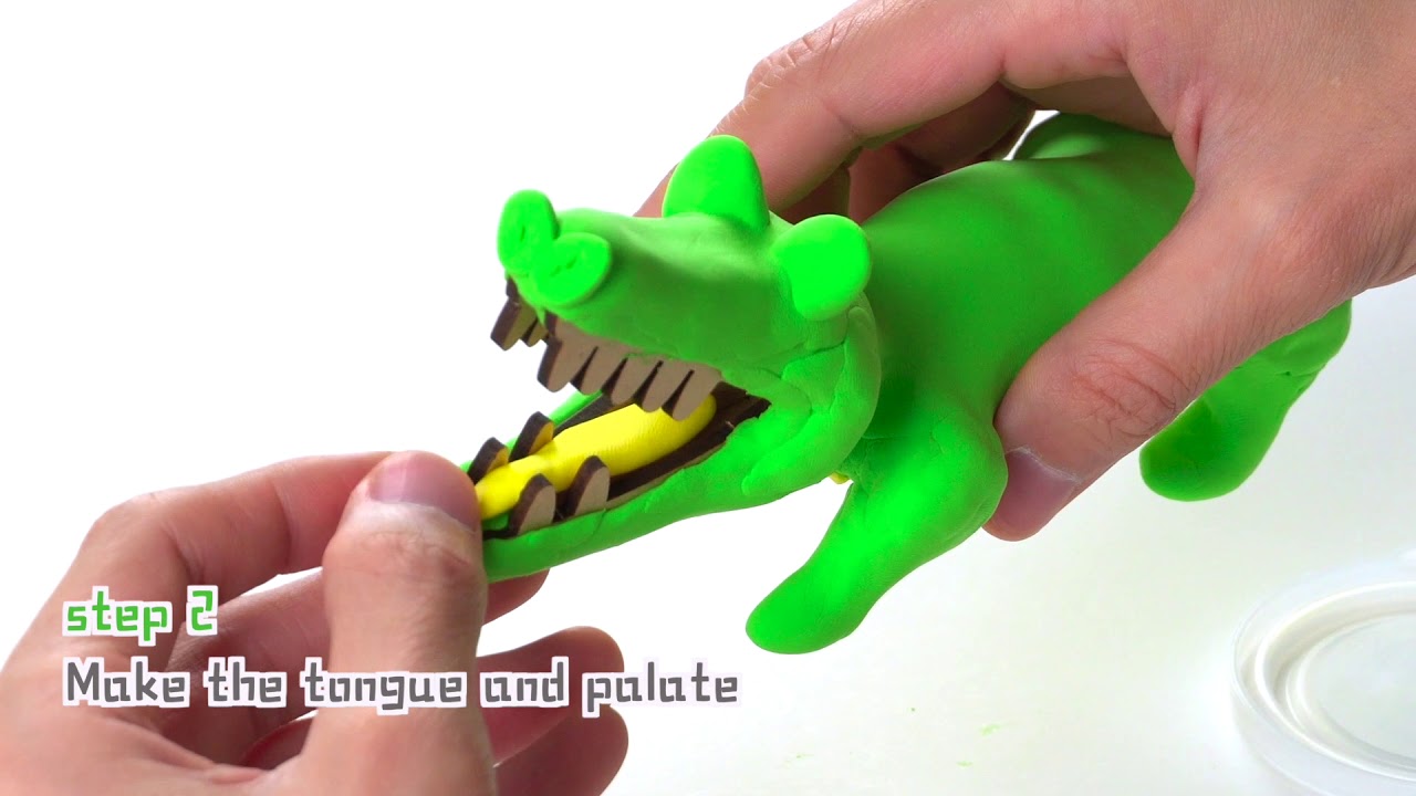 Kit bricolaj si creativitate, Infinity Shop, Brontozaur, Puzzle 3D din lemn si pasta modelatoare, 3+