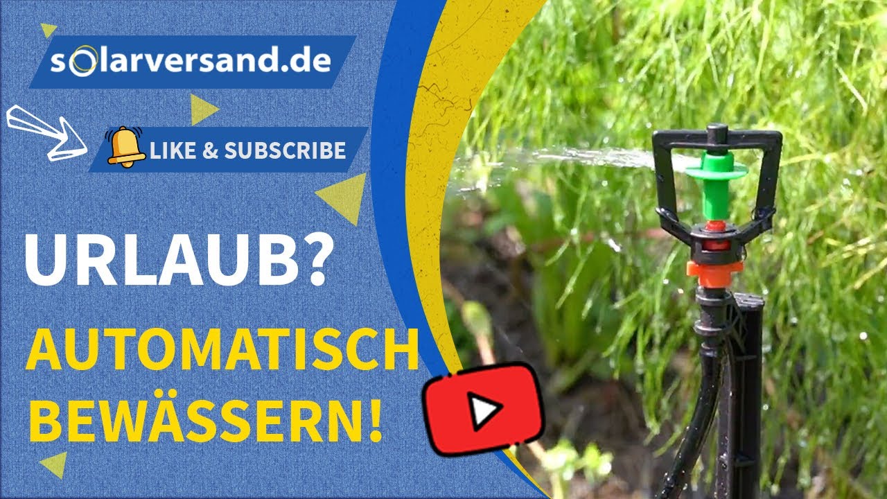 esotec Solar Bewässerungssystem WaterSprinkle Professional
