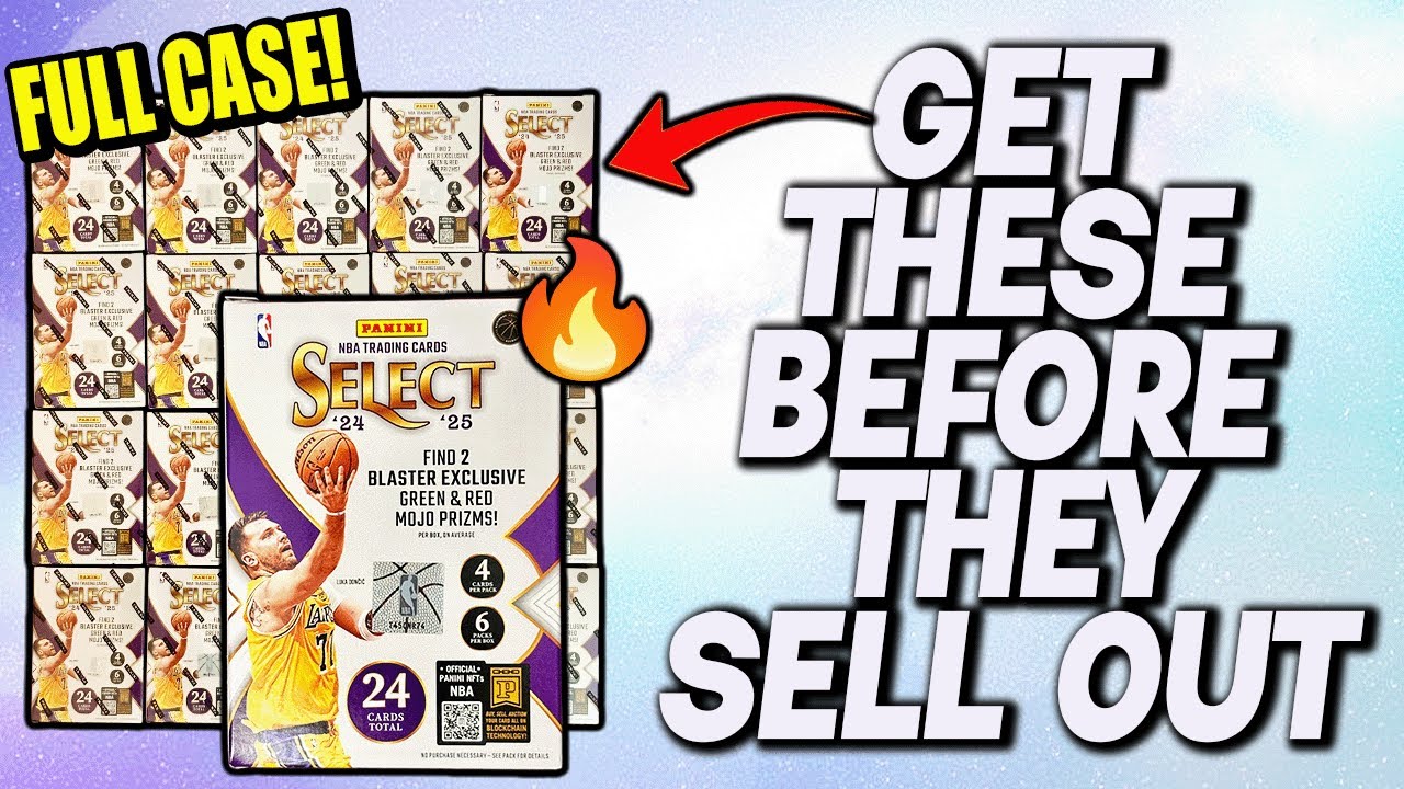 🤯SSP HIT!🤯Ripping a Banger Case of 24-25 Select Basketball Hobby Blasters!