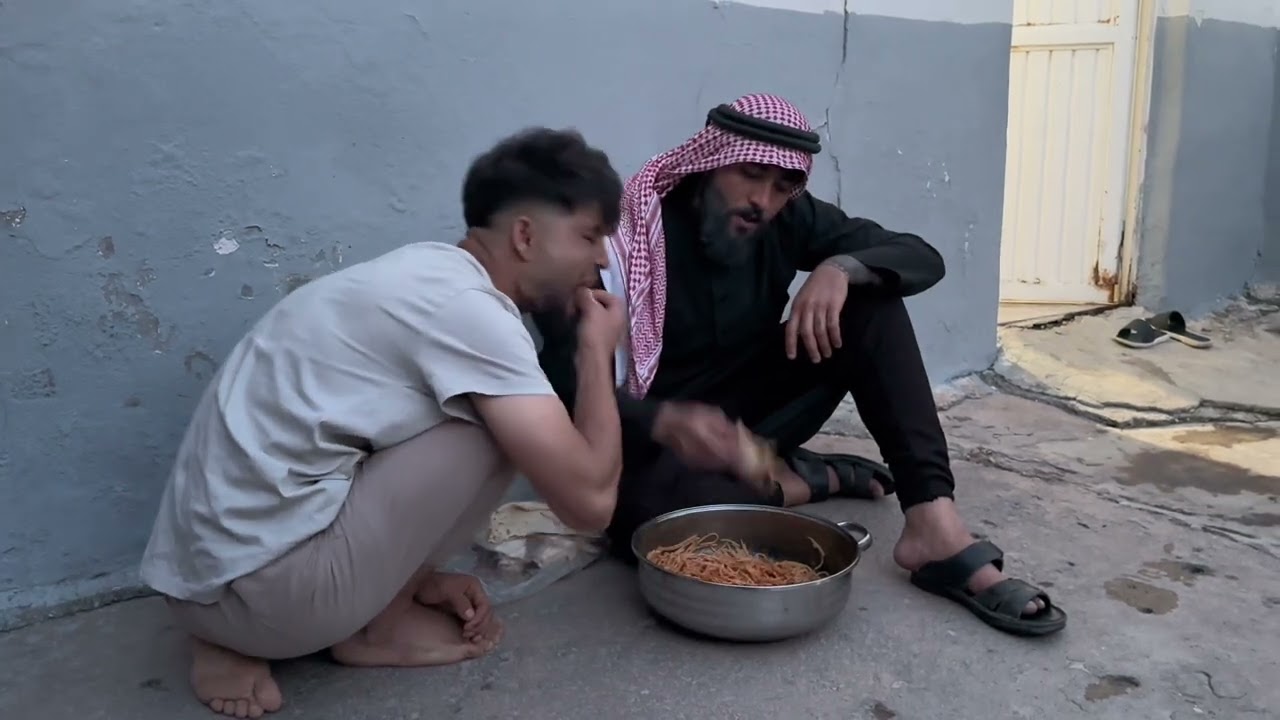 لما امك تكون زعلانة من ابوك😱😂