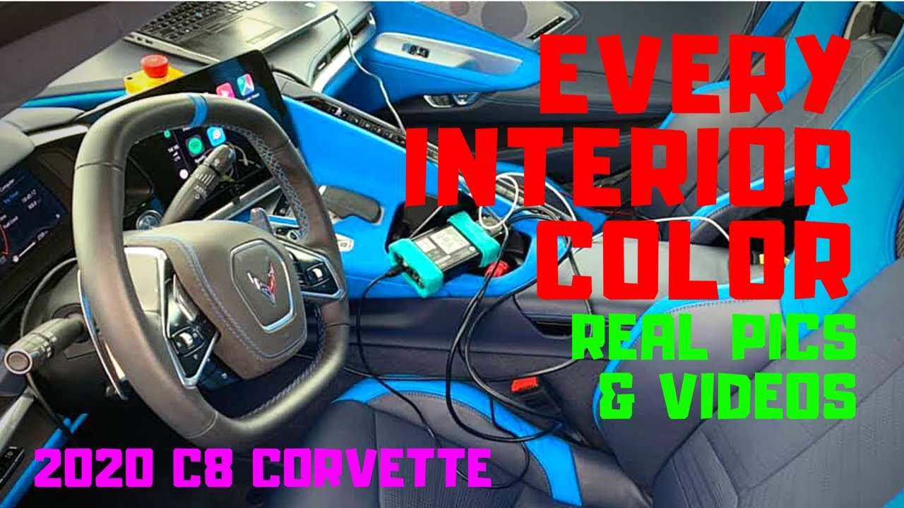 EVERY INTERIOR COLOR OF THE 2020 C8 CORVETTE - Pictures & Videos
