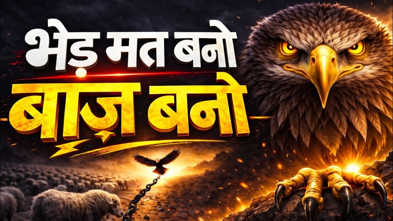 भेड़ मत बनो, बाज़ बनो | Powerful Motivational Speech in Hindi