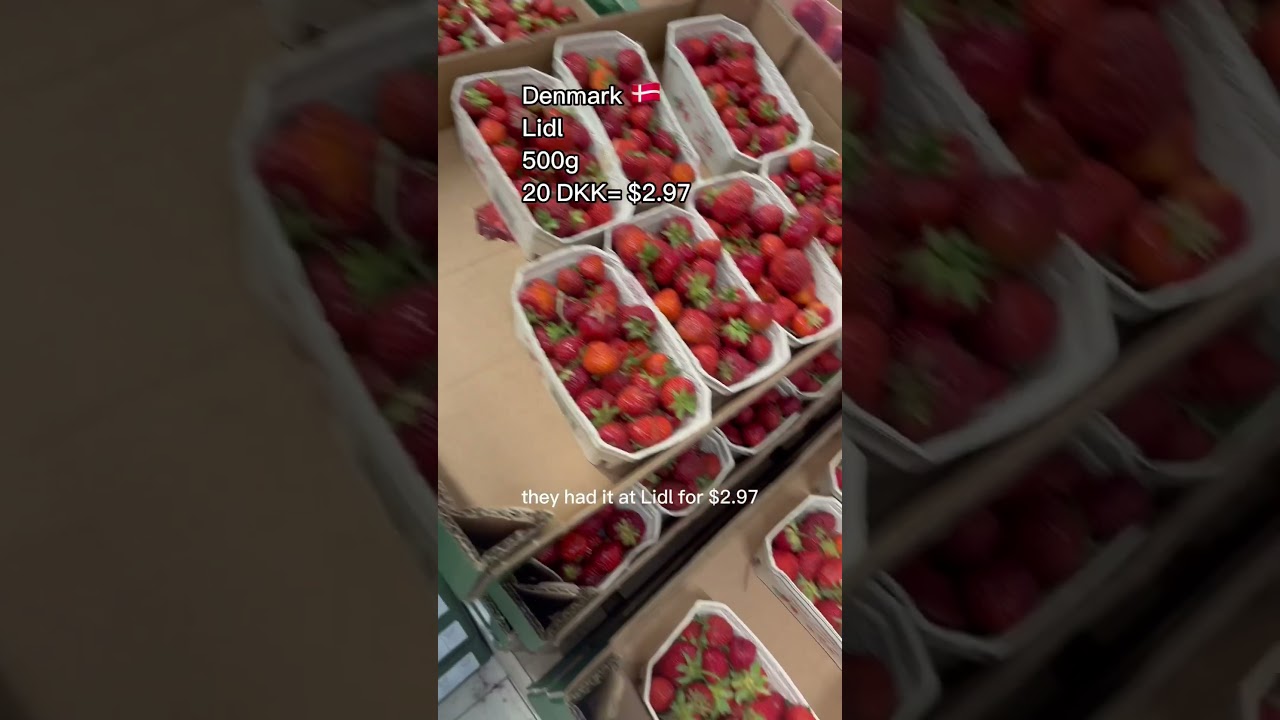 European fruit vs American fruit follow for part 2