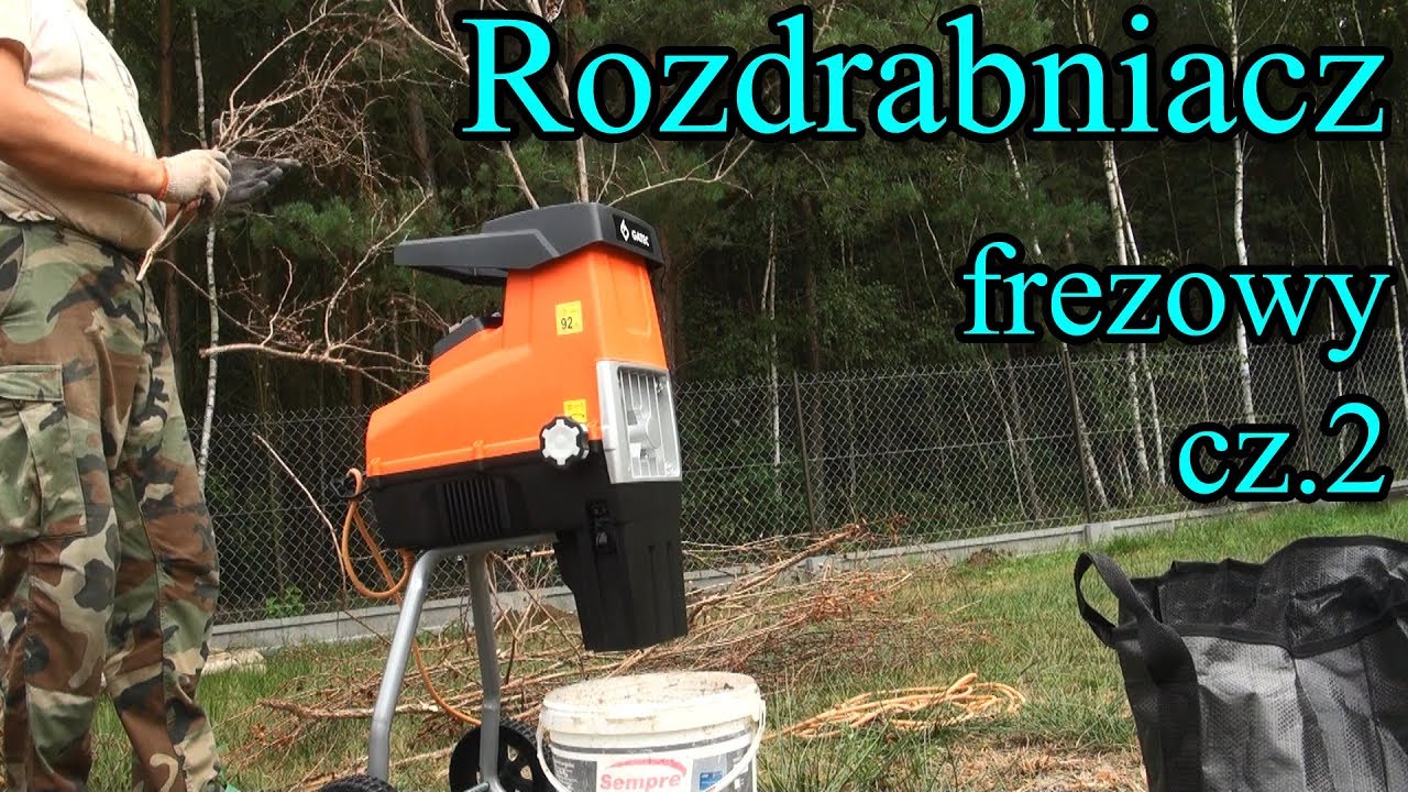 Rozdrabniacz do gałęzi frezowy cz 2