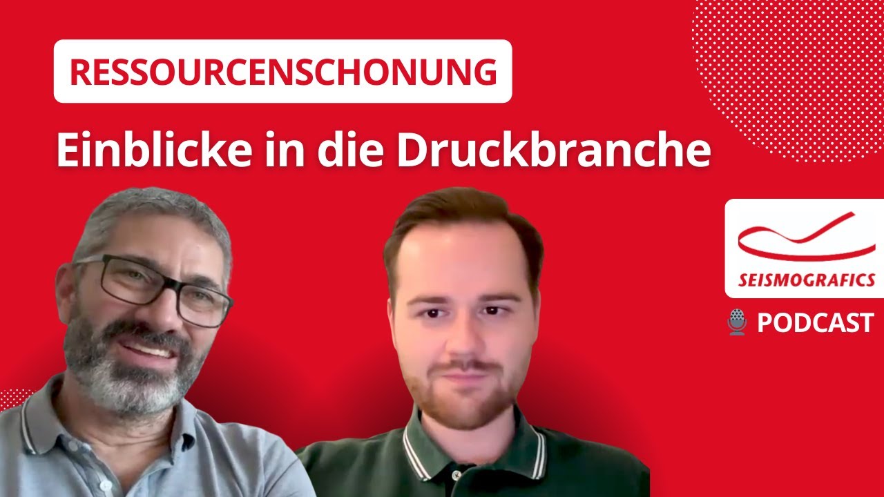 SeismoTalks #4 mit Peter Wiesendanger: Ressourcenschonung und Einblicke in die Druckbranche
