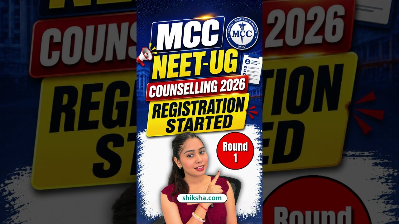 MCC Registration NEET UG 2026 LIVE! MCC Counselling NEET UG 2026, MCC Registration Process #neet