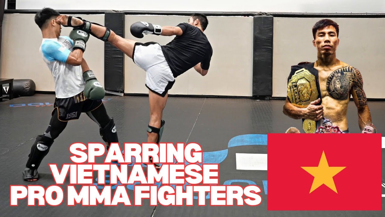 Sparring Vietnamese Pro MMA Fighters (breakdown)