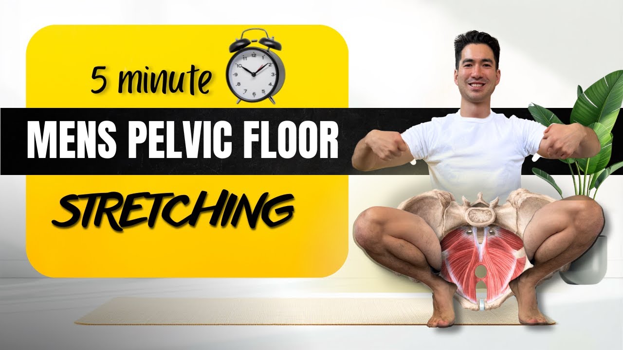 5-Minute Pelvic Floor Stretching Routine for Men | Follow Along & Release Tension
