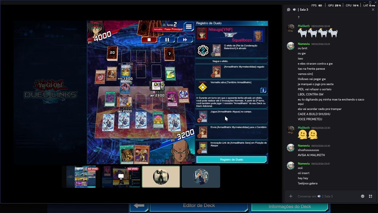 Jogando a KC no Duel Links