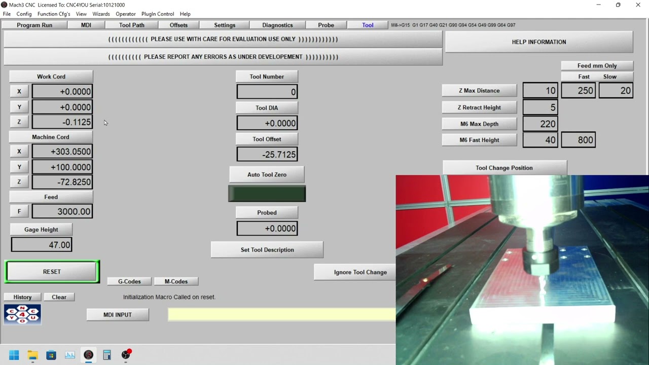 NC Studio to Mach3 Conversion Part 7