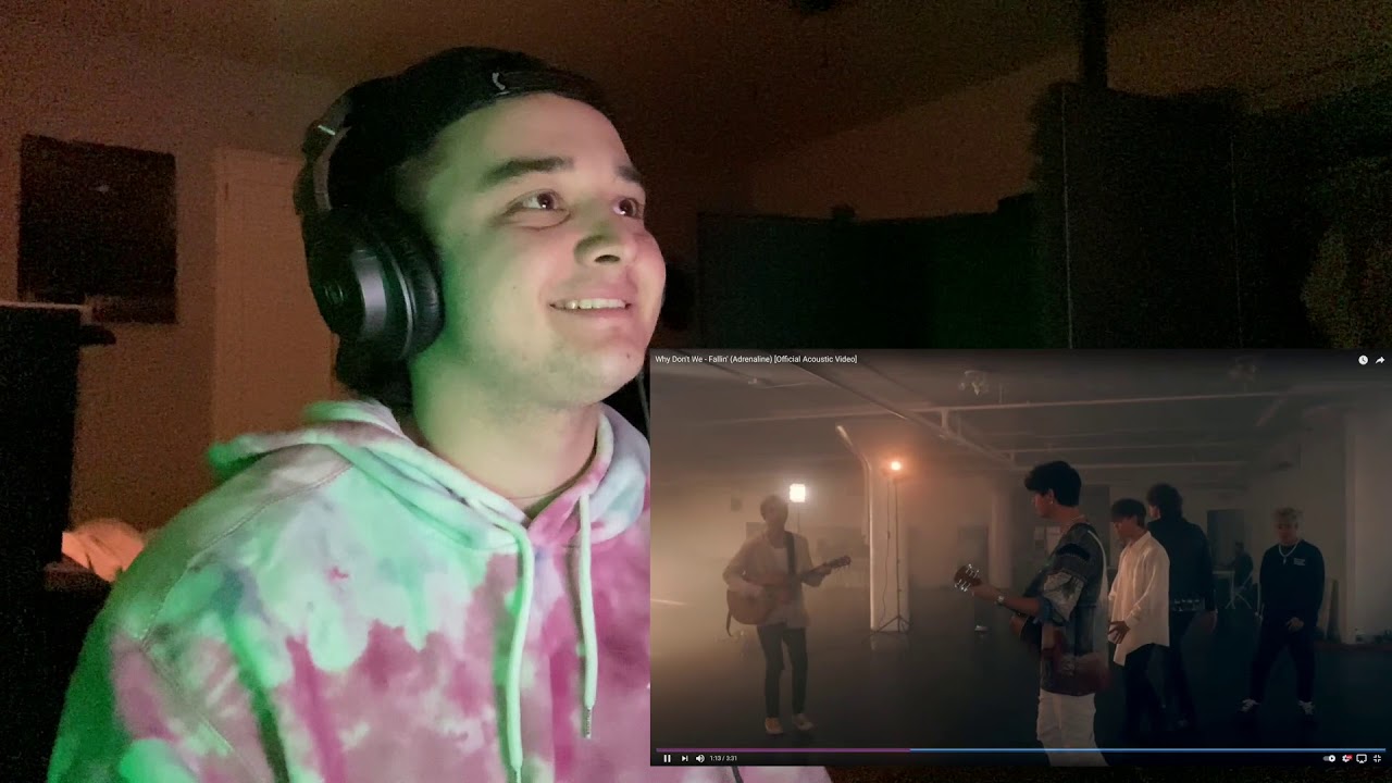 Fallin' (Adrenaline) Acoustic - Why Dont We [MUSICIAN REACTION]