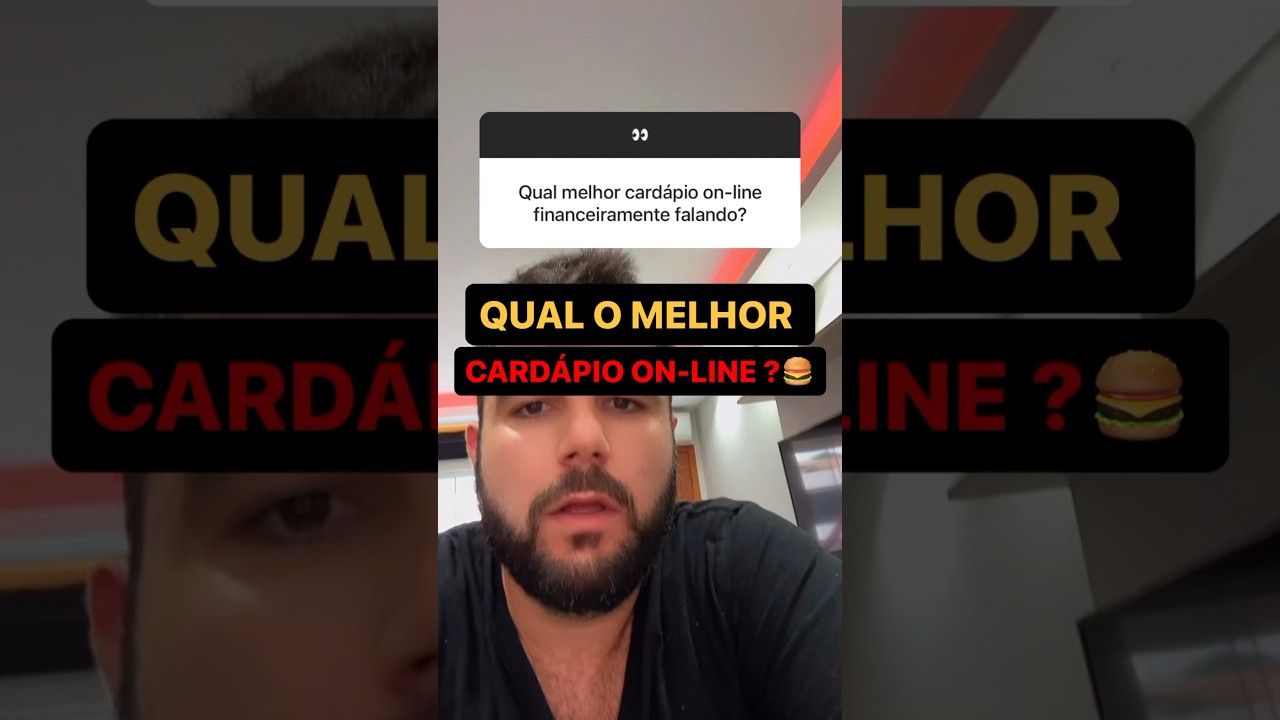 QUAL MELHOR CARD&Aacute;PIO ONLINE?🍔💎 #delivery #hamburgueriadelivery #hamburguer