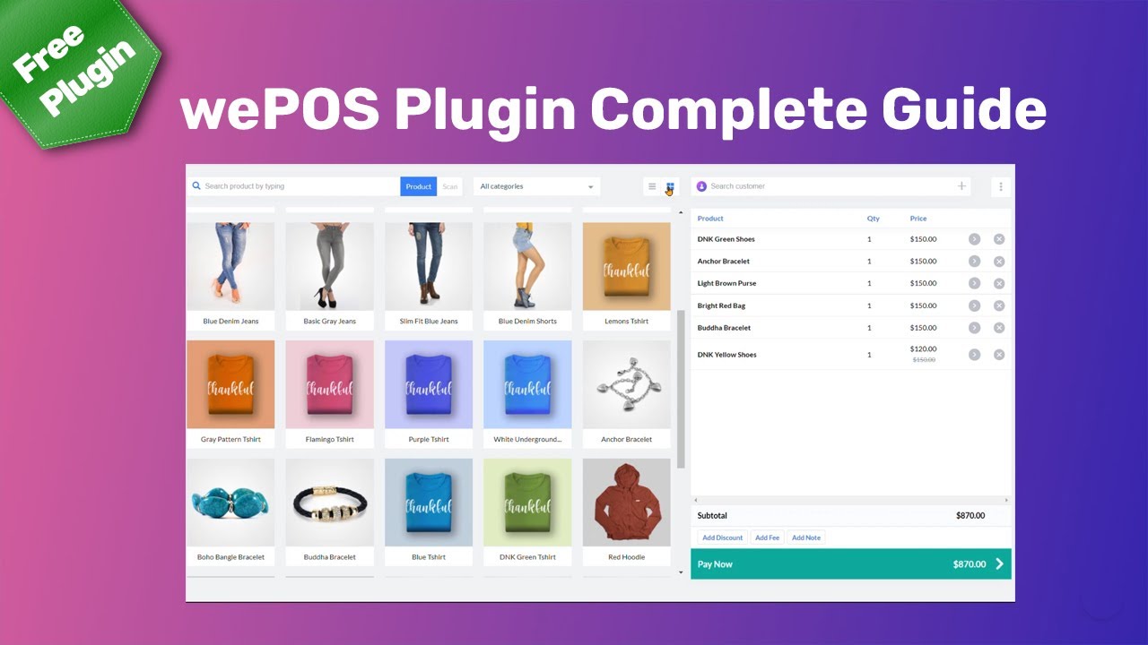 Как использовать плагины WooCommerce POS | wePOS | Лучший плагин WooCommerce для точек продаж