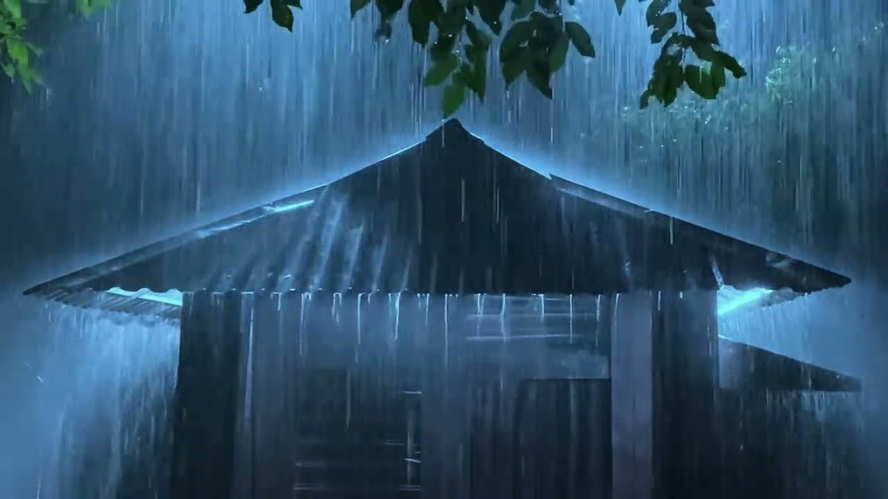 Dormir Relaxar com Chuva noite tranquila