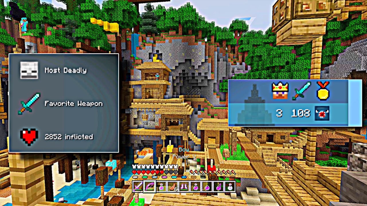 100 kills in Minecraft battle minigames|PS4