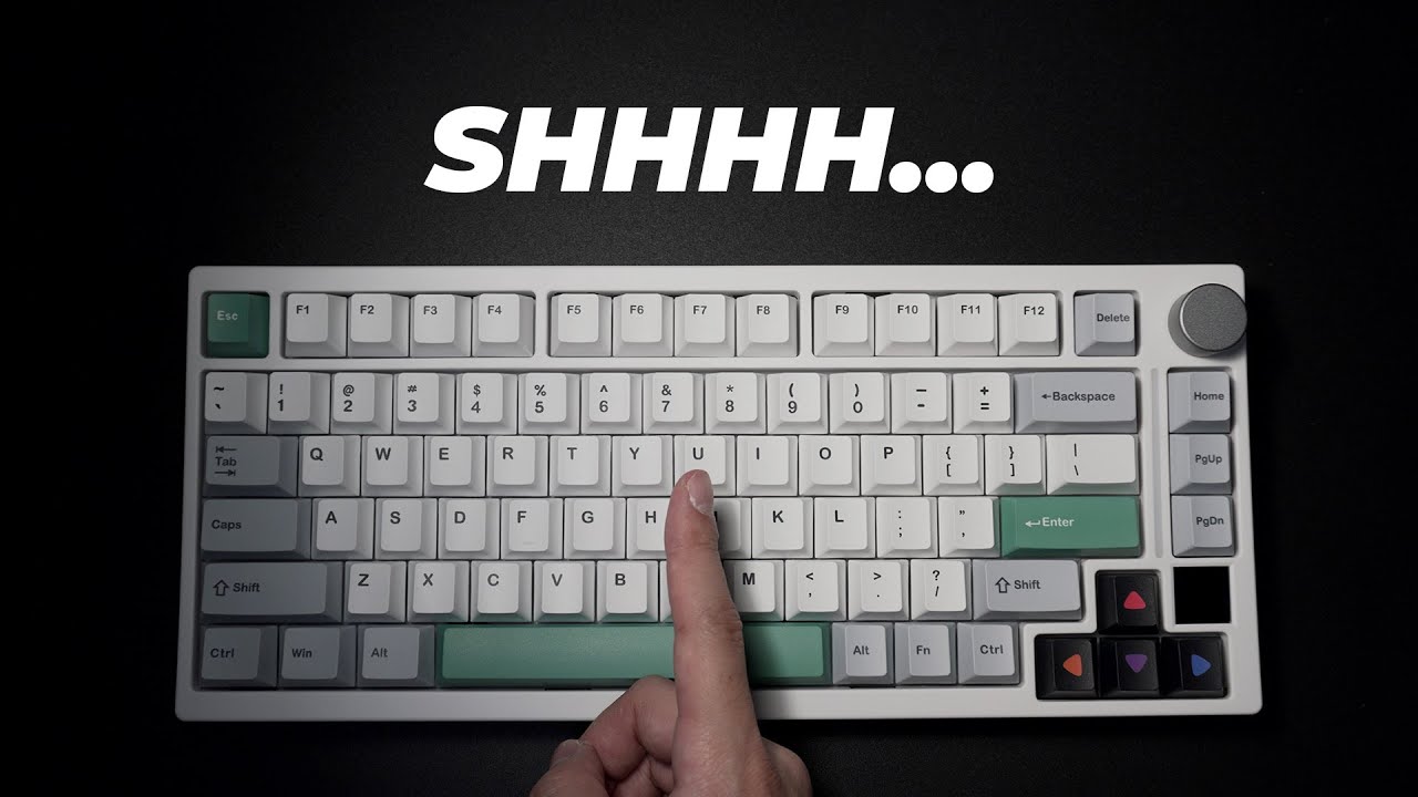 Quieter than EVER &mdash; Gamakay TK75 V2 ft. Pegasus V2 Tactile Silent Switches | Unboxing, Sound Test