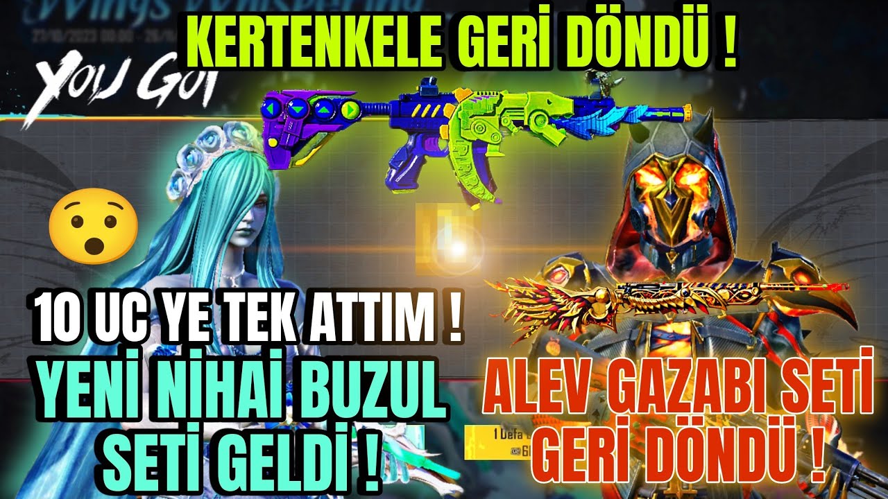 YENİ NİHAİ BUZUL GELİN SETİ | KERTENKELE M416 GERİ GELDİ | ALEV GAZABI SETİ GERİ GELDİ