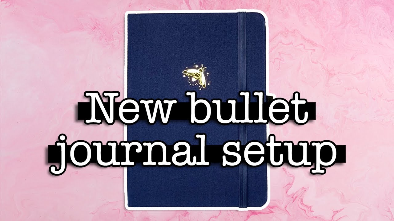 New bullet journal setup 💜 Setting up a B6 bullet journal