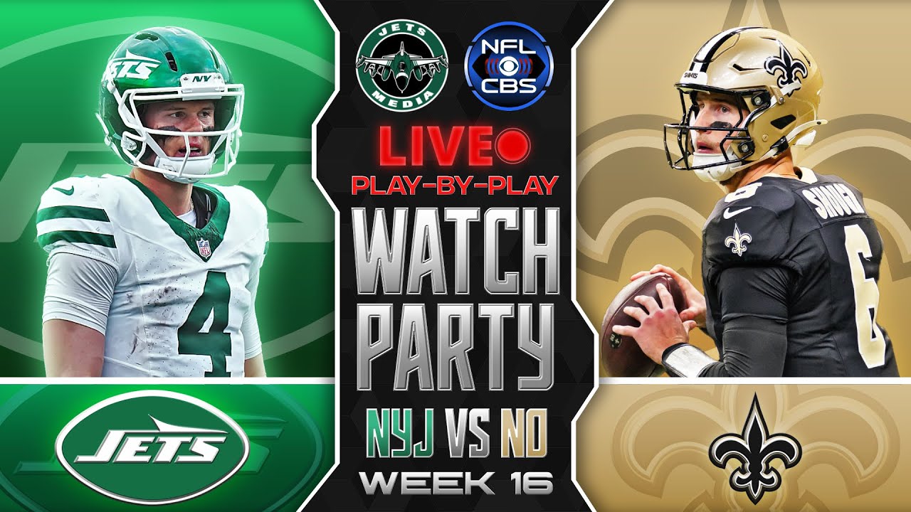 🚨 Jets vs Saints LIVE Watch Party & Play-By-Play Reaction 🟢