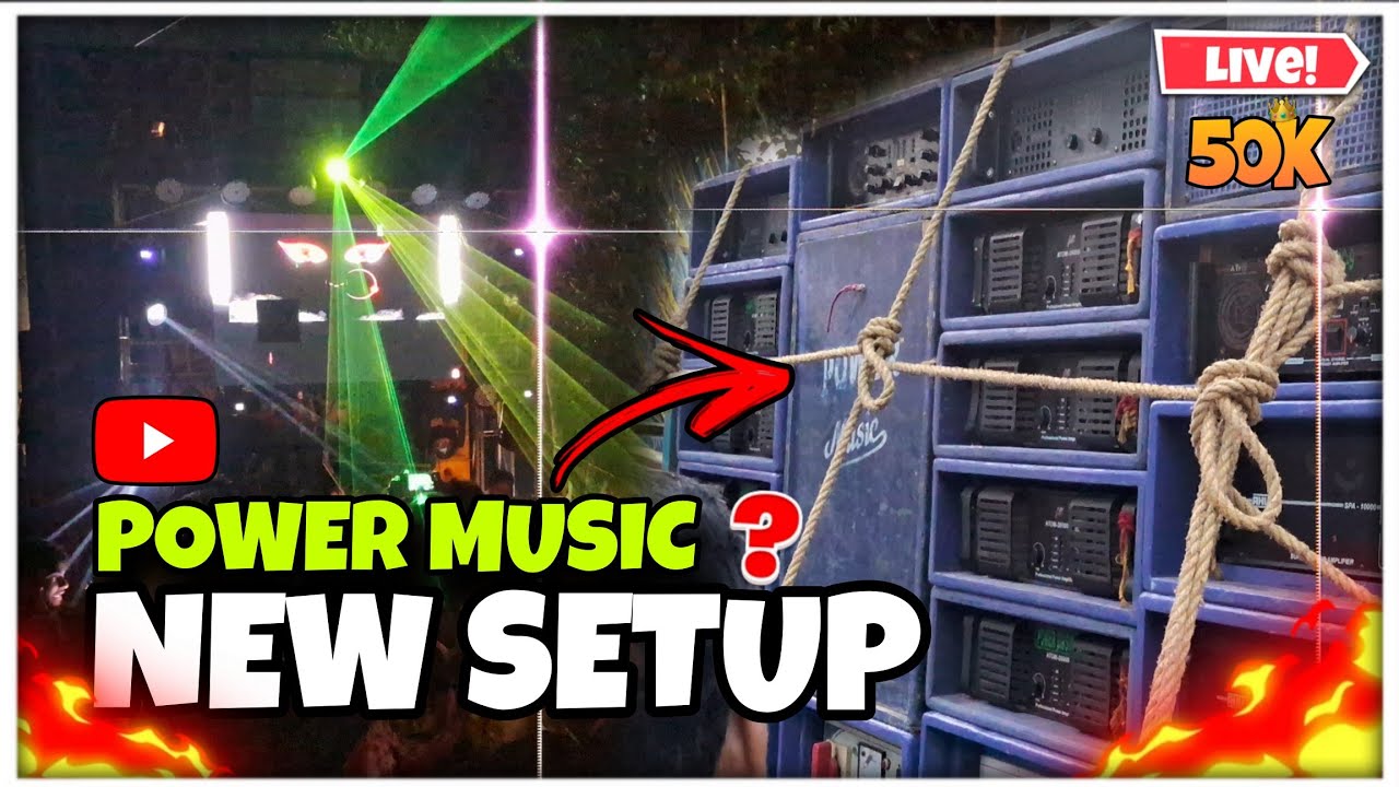 POWER MUSIC ~ NEW SETUP TESTING 👌 || #gopalpur #powermusic #power #minivlog #powermusicnewsetup 