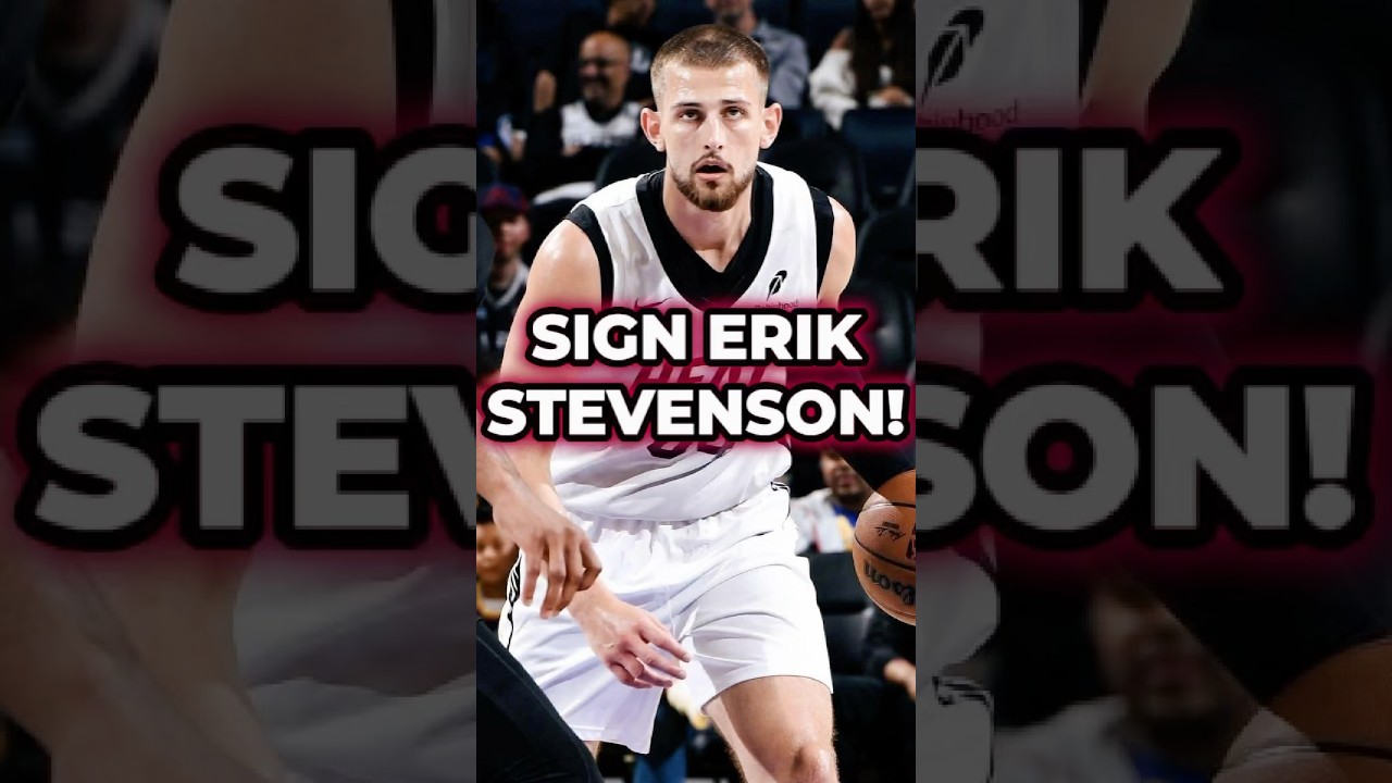 Miami Heat Should Sign Erik Stevenson To A Two-Way Contract! #shorts #nba #heat