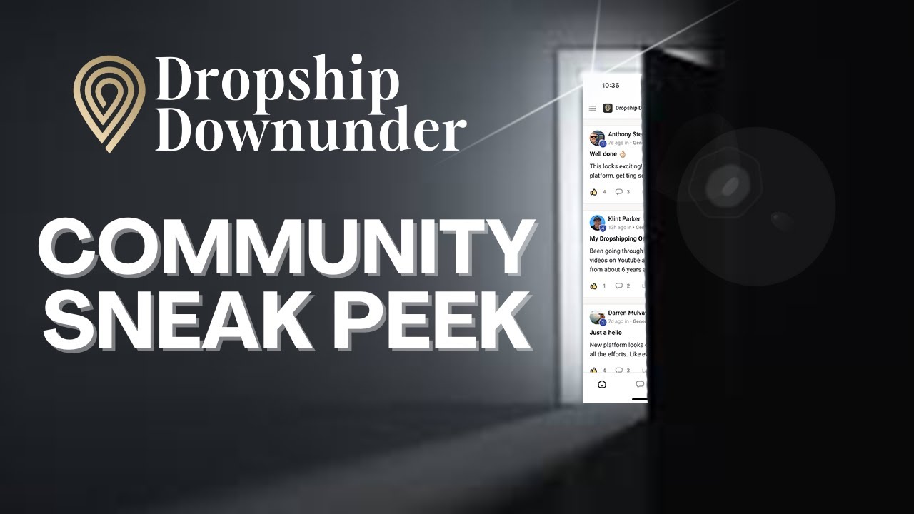 Dropship Downunder Community Sneak Peek