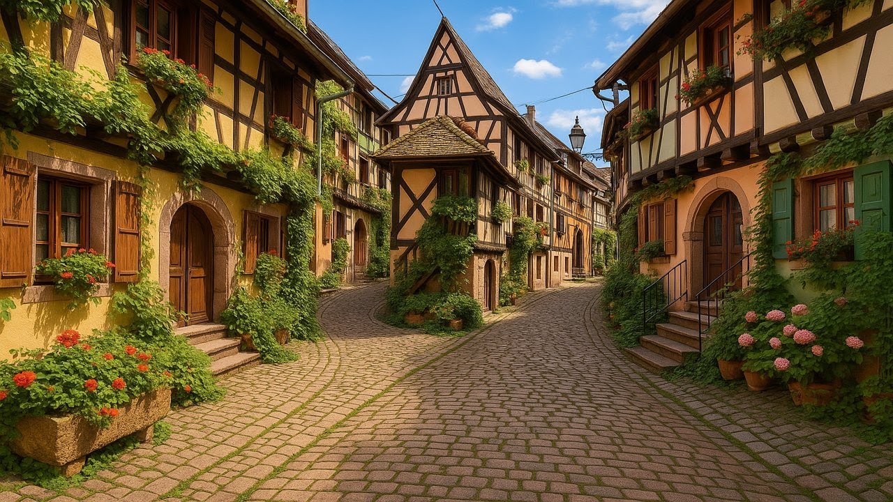 Eguisheim, the most charming village in Alsace France