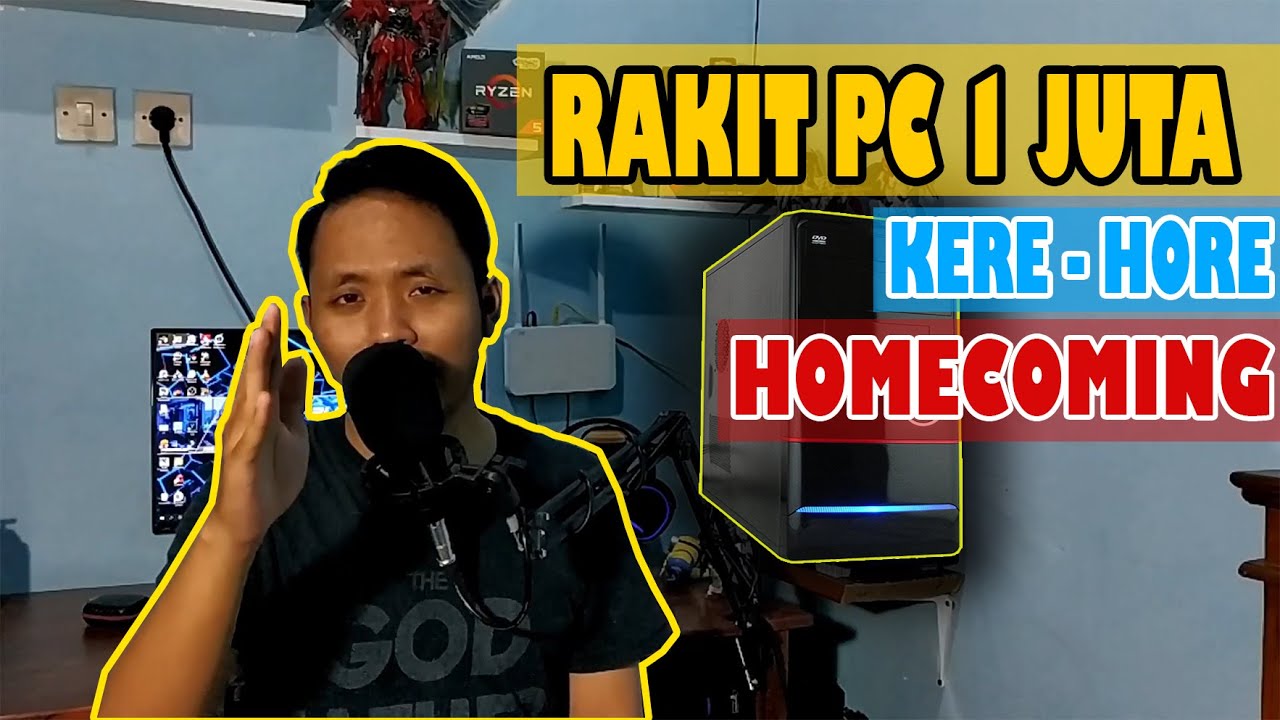 Rakit PC 1 Juta Bisa Main PUBGM, CSGO, Paladin !!