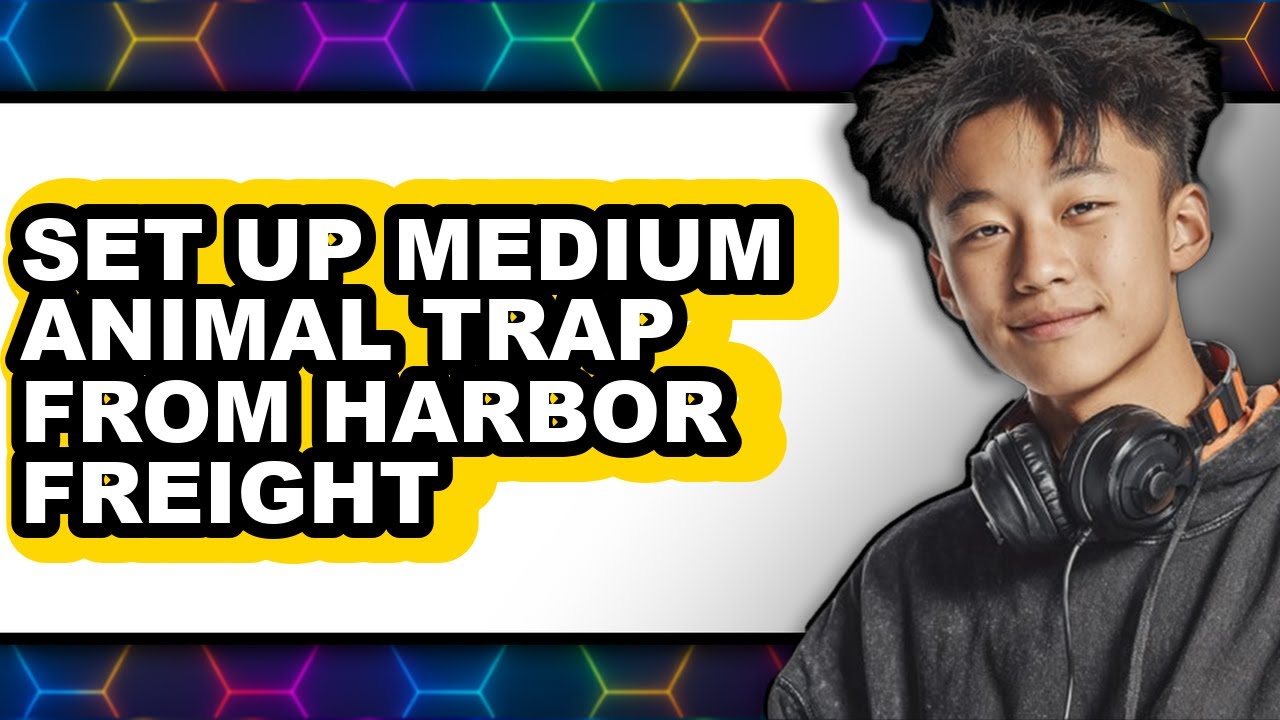 How to Set Up a Medium Animal Trap from Harbor Freight (UPDATED 2025)