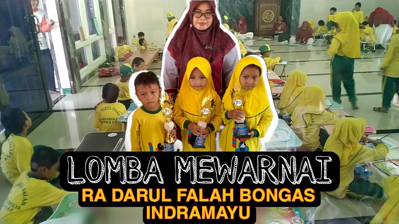Lomba Mewarnai RA Darul Falah Bongas 16 Agustus 2023